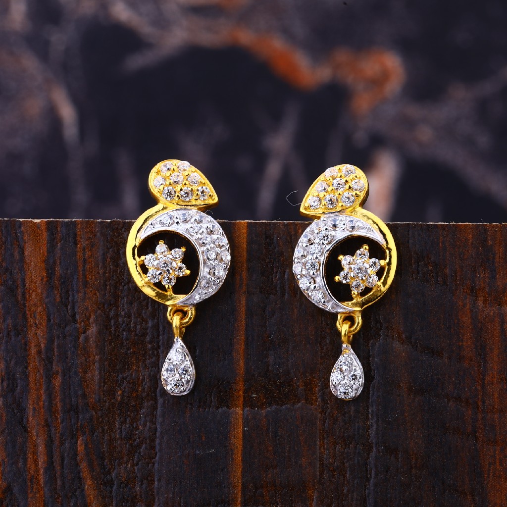 22KT Gold women's Earring LFE308