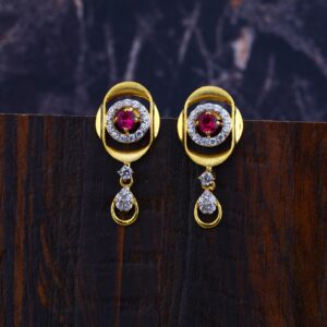 22KT Cz Gold Fancy Earring LFE305
