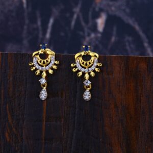 22KT Cz Gold Classic  Earring LFE303