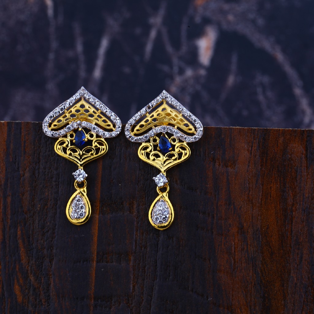 916 Gold Designer  Hallmark Earring LFE297