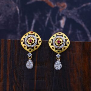 916 CZ Stylish  Gold  Women's Earring LFE281