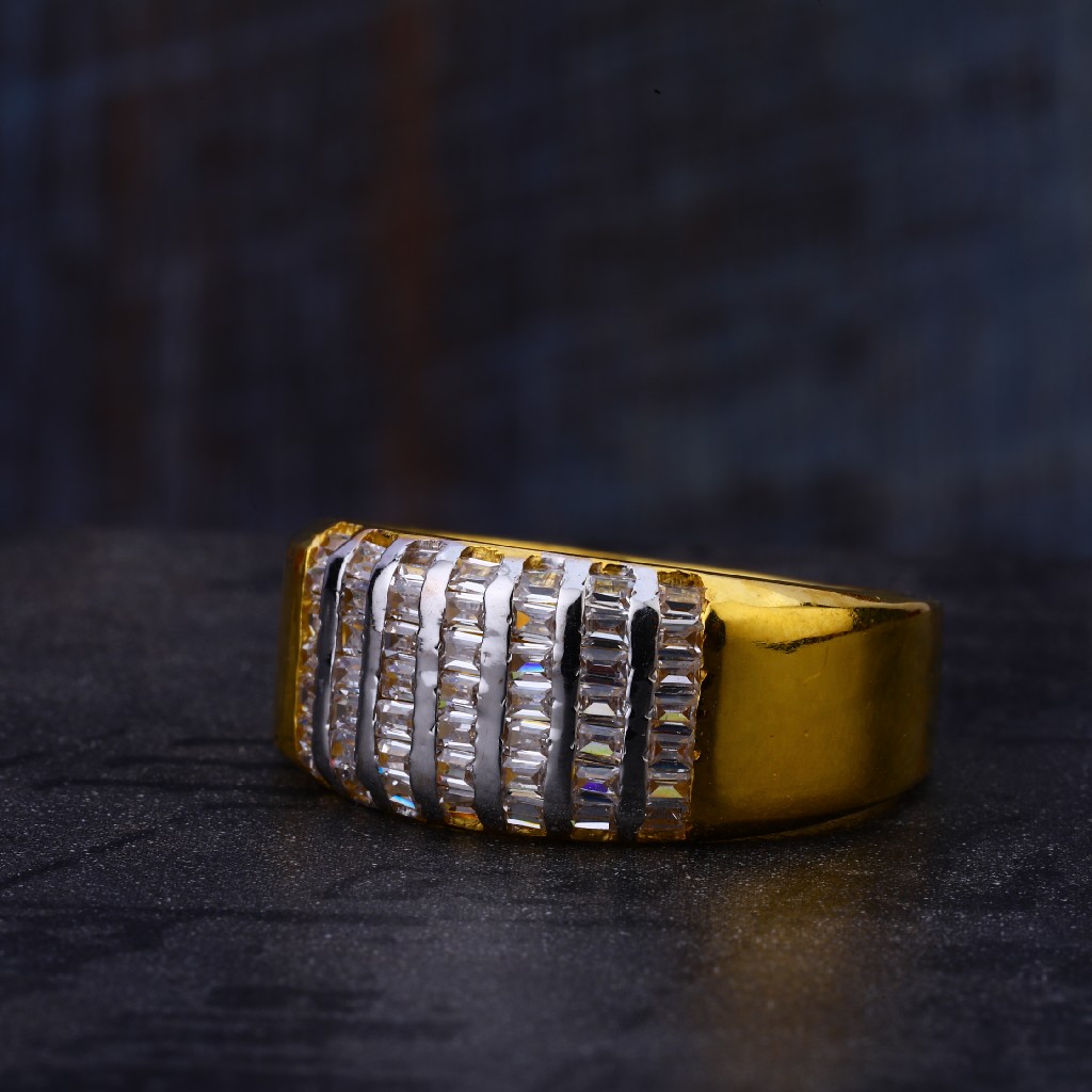 22ct gold  mens ring mr551p