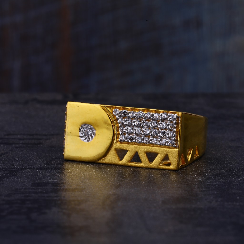 22KT Gold Mens Ring MR558
