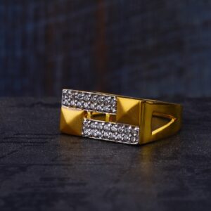 916 Gold Hallmark Mens Exclusive Ring MR562