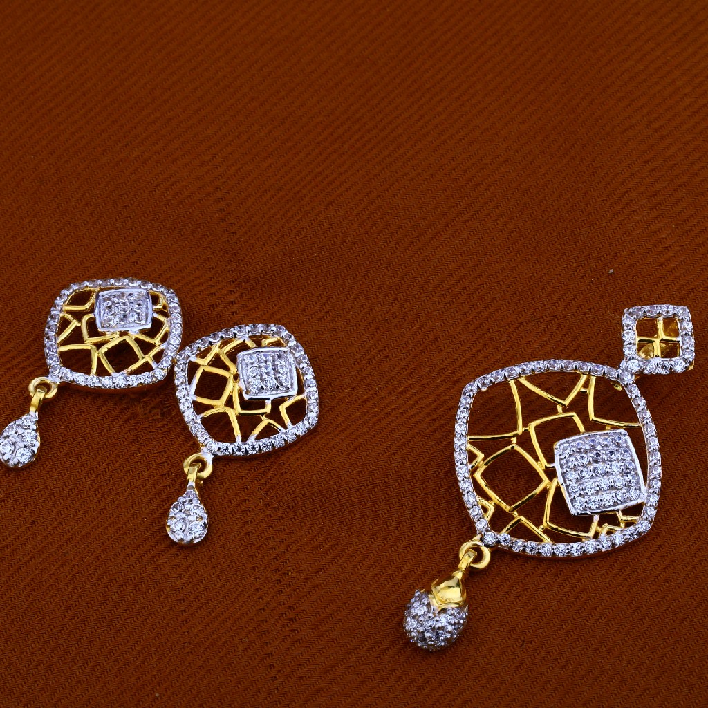 22CT Cz Ladies Stylish Pendant Set FPS87