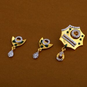 22CT Cz Ladies Designer Pendant Set FPS101