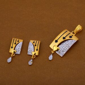 22ct cz designer  pendant set fps20