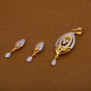 22Ct Gold Classic Ladies Hallmark Pendant Set FPS209