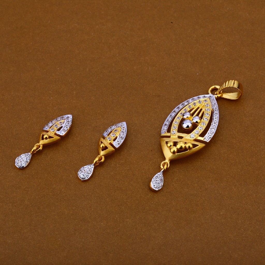 22Ct Gold Classic Ladies Hallmark Pendant Set FPS209
