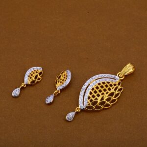 22Ct Gold Ladies Exclusive Pendant Set FPS213