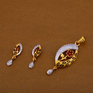 22CT Gold Exclusive Hallmark Pendant Set FPS222