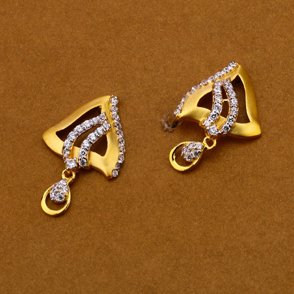 916 Gold Stylish Pendant Set FPS127 - Image 2