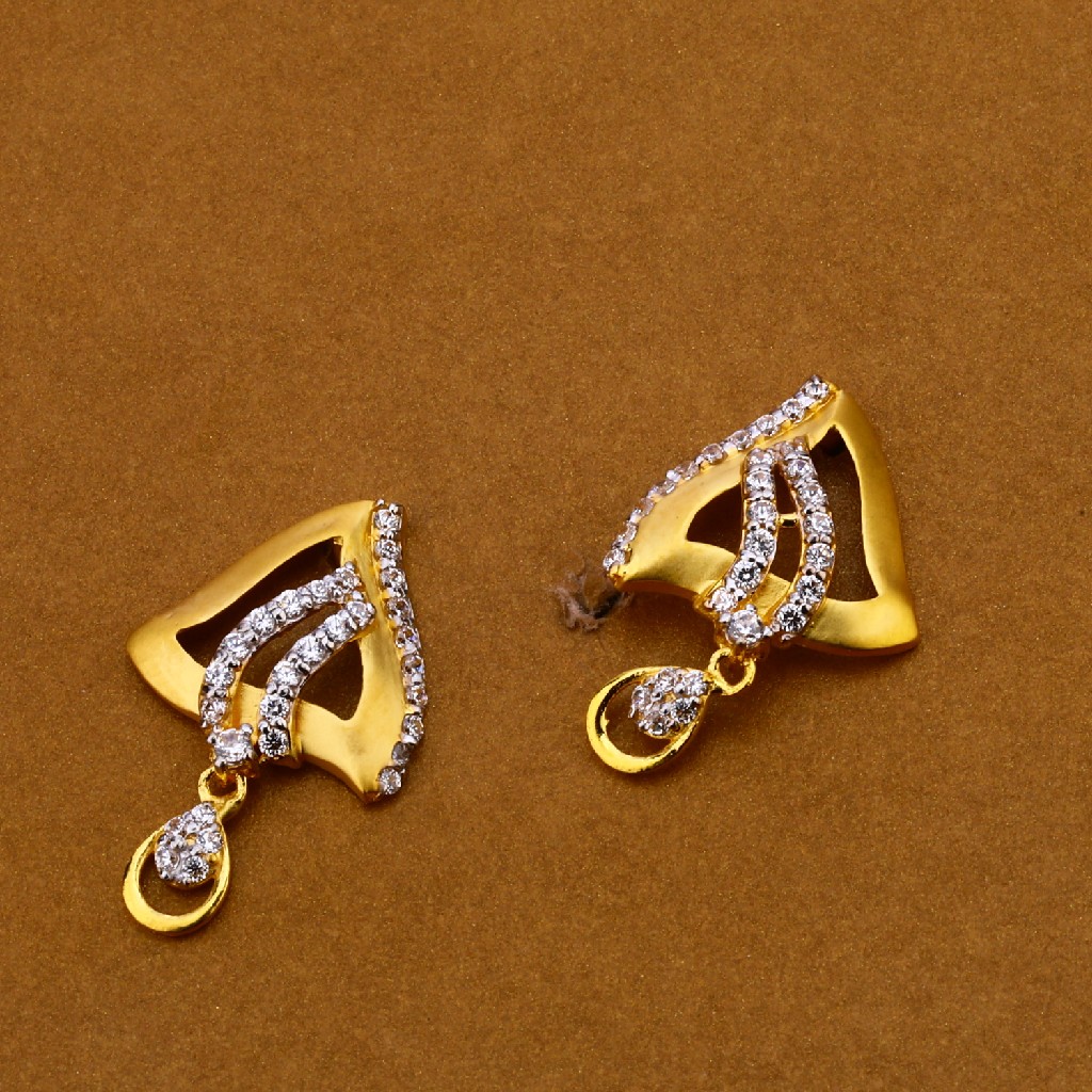 916 Gold Stylish Pendant Set FPS127 - Image 3