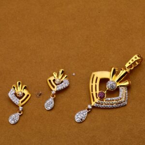 22KT Gold Ladies Pendant Set FPS138