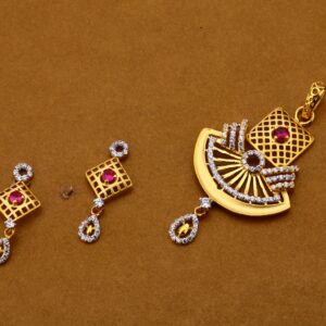 22KT Gold Exclusive Hallmark Pendant Set FPS134