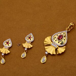 22KT Gold Classic Hallmark Pendant Set FPS132