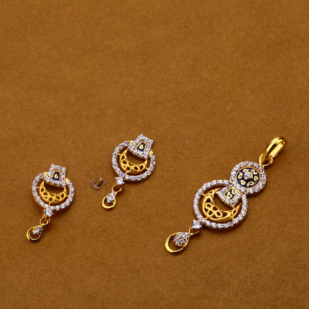 916 Cz Exclusive Ladies Hallmark Pendant Set FPS141