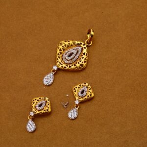 916 Cz Designer Ladies Hallmark Pendant Set FPS160