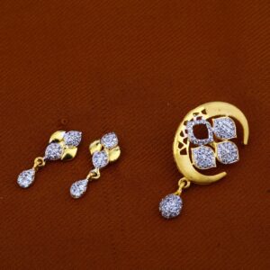 22Ct Gold Hallmark Classic Pendant Set FPS80