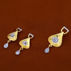 22Ct Gold Ladies Exclusive Pendant Set FPS83