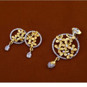 22ct Gold Fancy Pendant Set FPS69