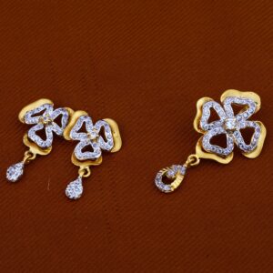 916 Gold Cz  Ladies Pendant Set FPS64