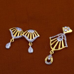 916 Gold Ladies Stylish Pendant Set FPS57