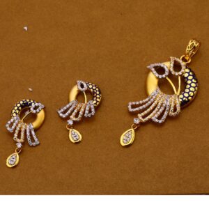 916 Gold Ladies  Pendant Set FPS186