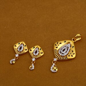 22Kt CZ  Pendant Set FSP38