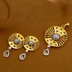 22Kt Gold Exclusive Hallmark Pendant Set FSP41