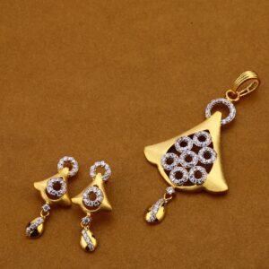 22kt Gold  Pendant Set FPS113