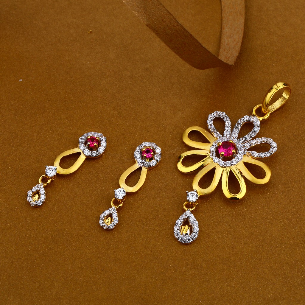 916 Cz Hallmark Classic Pendant Set FPS28 - Image 2