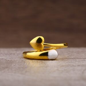 916 Gold Fancy Plain Ring LPR243