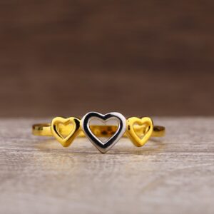 916 Gold Exclusive Plain Ring LPR244