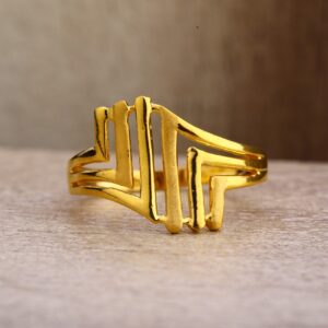 22Kt  Gold Designer Hallmark Plain Ring LPR272