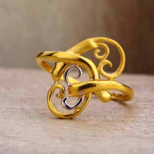 22Kt  Gold Classic Hallmark Plain Ring LPR271