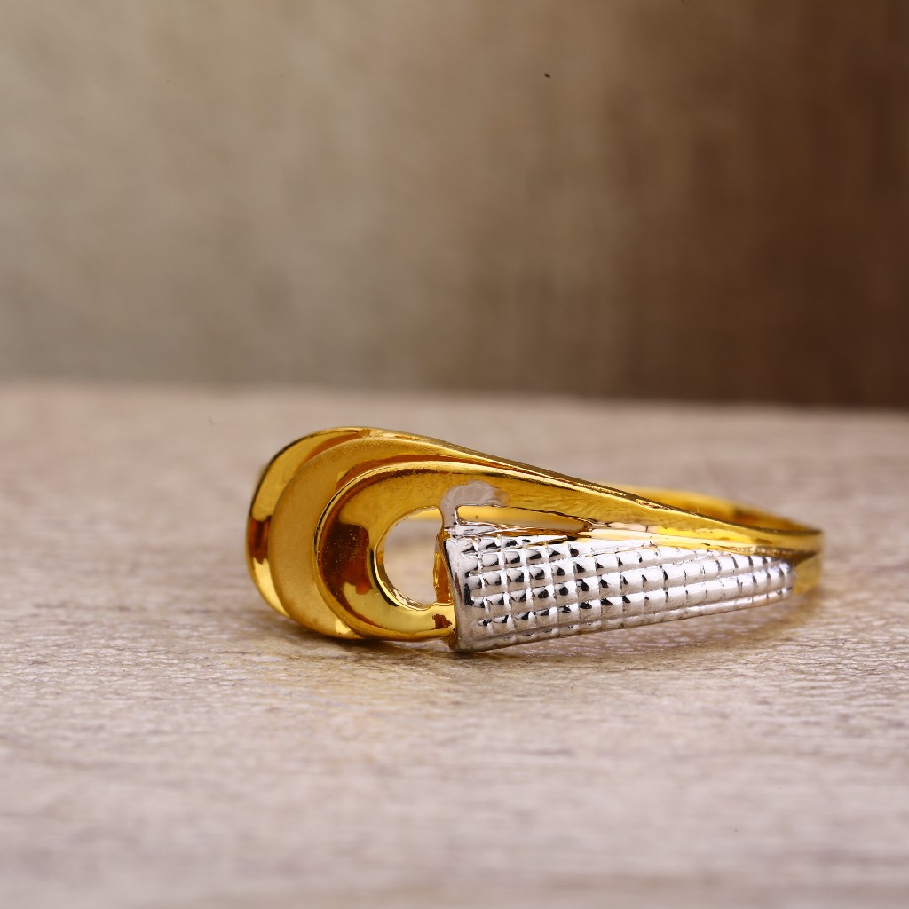 916 Gold Fancy Plain Ring LPR275