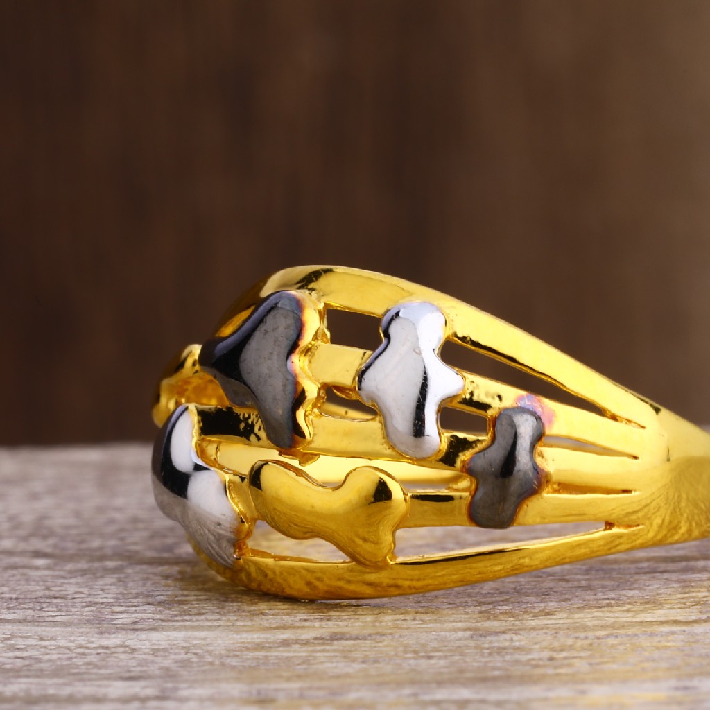 916 Gold Hallmark Women's Classic Plain Ring LPR252