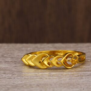 22kt Gold Hallmark  Plain Ring LPR191