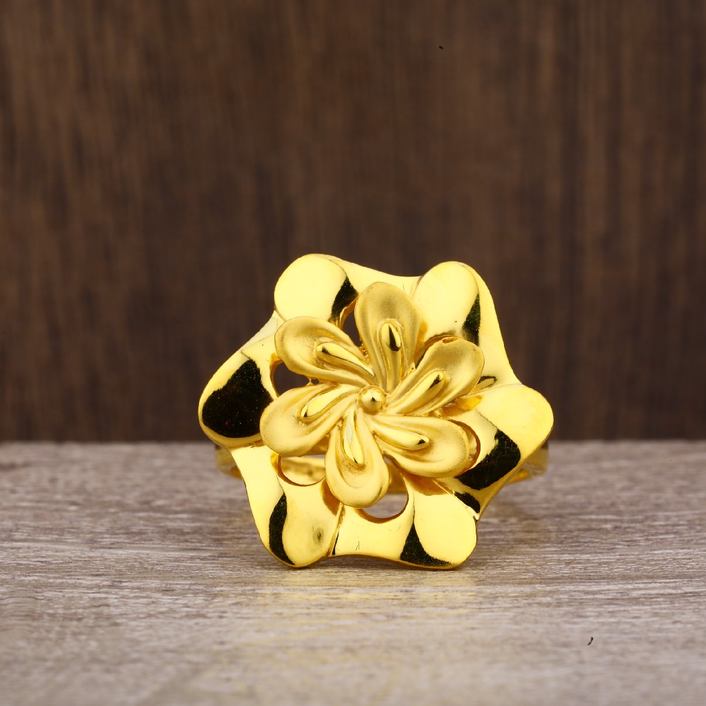 916 Gold Hallmark Exclusive plain Ring LPR201
