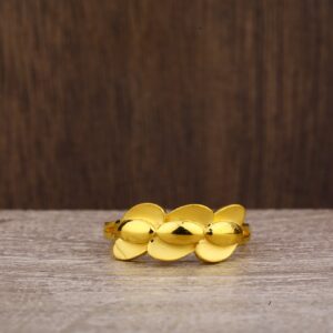 916 gold hallmark designer plain ring lpr202