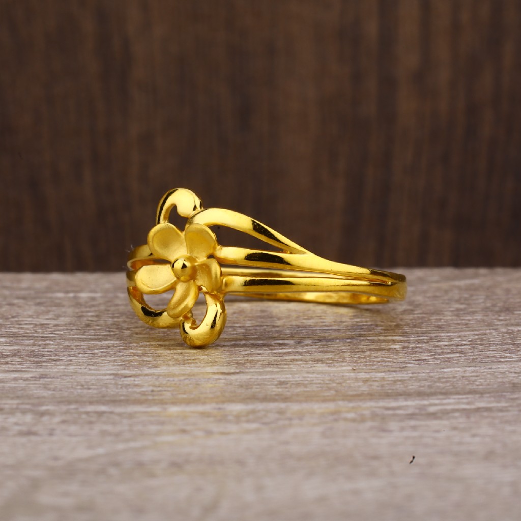 916 plain gold classic ring lpr212 - Image 2