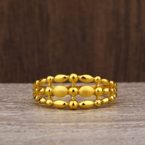 22kt gold hallmark fancy  plain ring lpr215