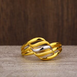 916 Gold Fancy Plain Ring LPR228