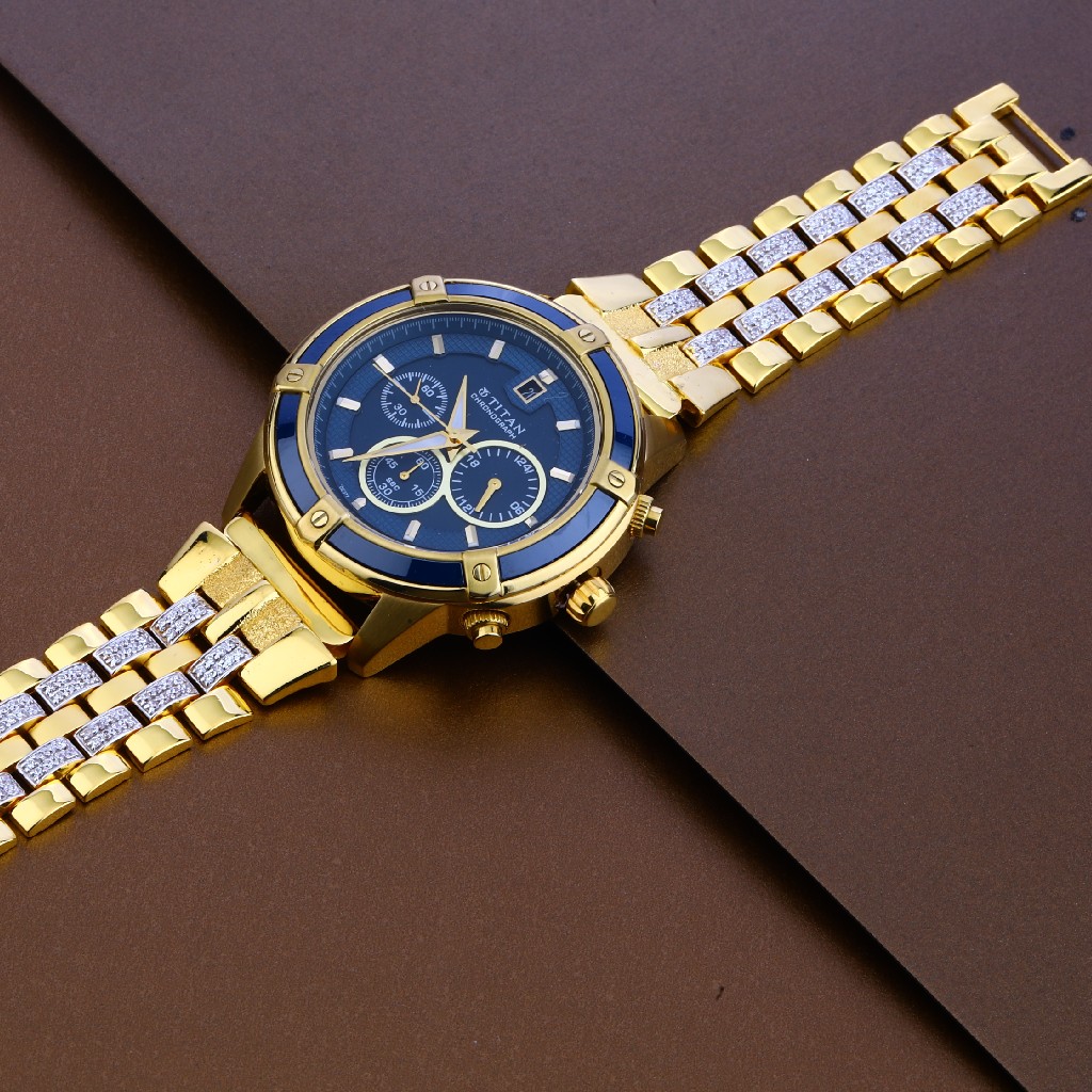22kt Gold Hallmark Designer Mens Watch MW14
