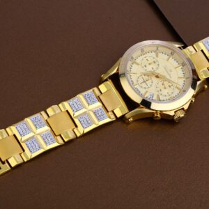 916 Gold Mens Fancy Hallmark Watch MW19