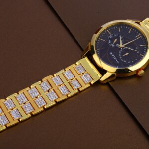 916 gold mens stylish  watch mw24