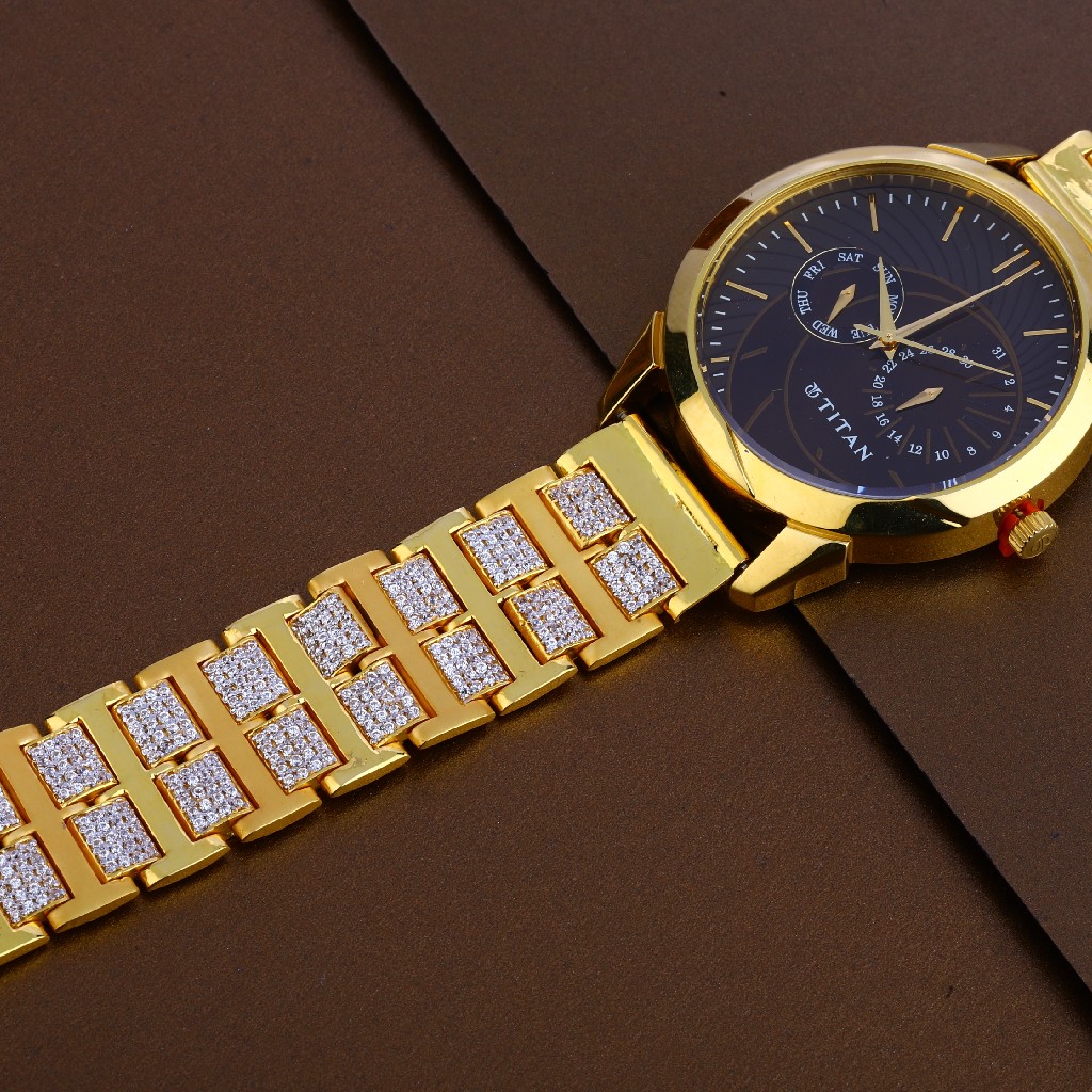 916 gold mens stylish  watch mw24