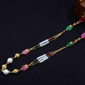 22kt Gold Stylish  Women's Antique Chain Mala AC133