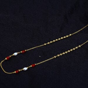 22kt Gold Women's Antique Chain Mala AC138